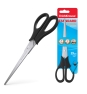 ErichKrause Standard Tijeras de oficina Corte recto Negro, Acero inoxidable
