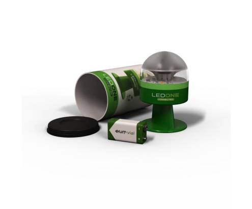 Erum Vial Kit de Emergencia Baliza Luminosa V16 Geolocalizada DGT Chaleco Estuche