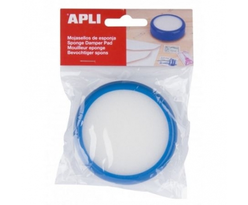ESPONJA MOJASELLOS APLI 84X23MM AZUL 17193