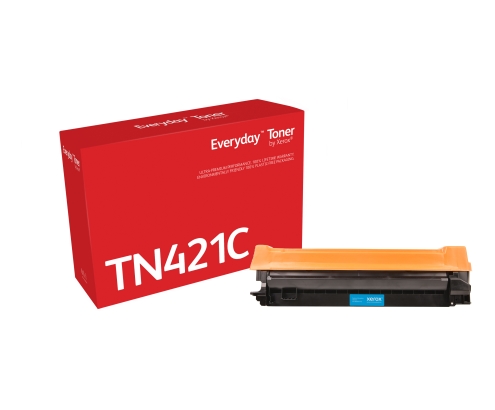 Everyday El tóner ™ Cian de Xerox es compatible con Brother TN-421C, Capacidad estándar
