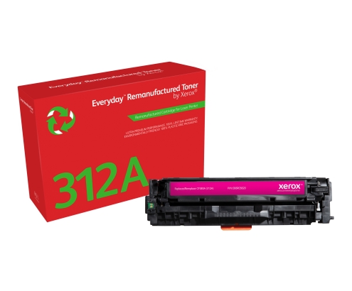 Everyday Tóner ™ Magenta remanufacturado de Xerox es compatible con HP 312A (CF383A), Capacidad estándar