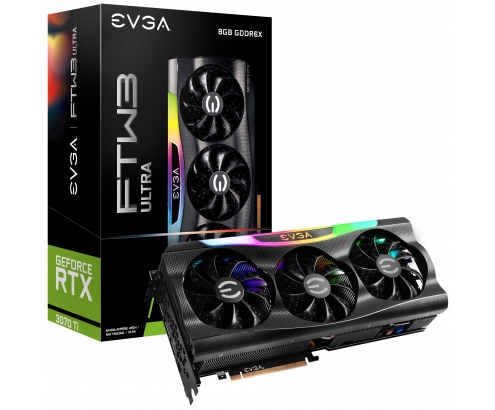 EVGA 08G-P5-3797-KL tarjeta gráfica NVIDIA GeForce RTX 3070 Ti 8 GB GDDR6X