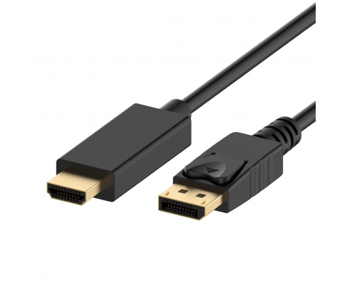 Ewent Adaptador de cable de vÍ­deo DisplayPort/HDMI tipo A (Estándar) 5 m Negro