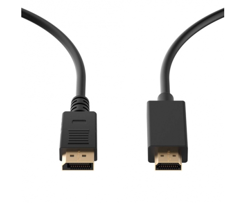 Ewent Adaptador de cable de vÍ­deo DisplayPort/HDMI tipo A (Estándar) 5 m Negro