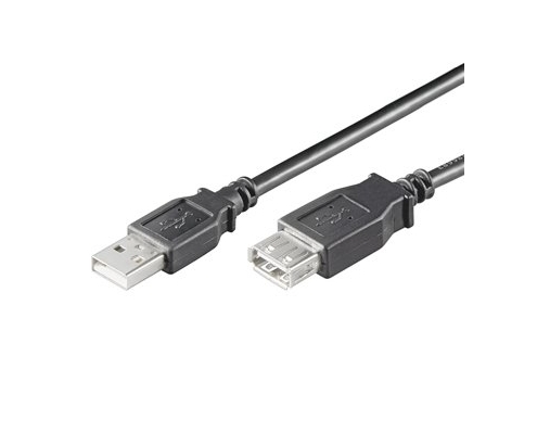Ewent EC1012 cable USB 1,8 m USB 2.0 USB A Negro