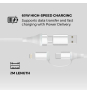 Ewent EC1076 cable USB USB 2.0 2 m USB A/USB C USB C/Lightning 0,48 Gbit/s 60 W Blanco