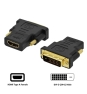 Ewent EC1371 cambiador de género para cable DVI-D 24+1 HDMI Negro