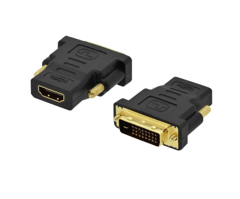Ewent EC1371 cambiador de género para cable DVI-D 24+1 HDMI Negro