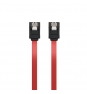 Ewent EC1512 Cable datos  sata 7-pin hembra a hembra 0.7m negro rojo 