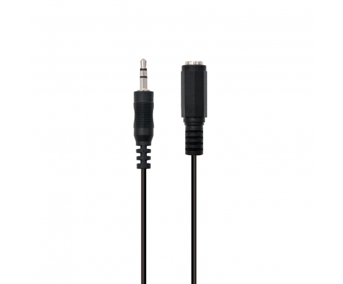 Ewent EC1650 Cable de audio 3.5mm macho a hembra 2m negro