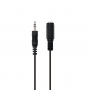 Ewent EC1652 Cable de audio estero 3.5mm macho a hembra 5m negro