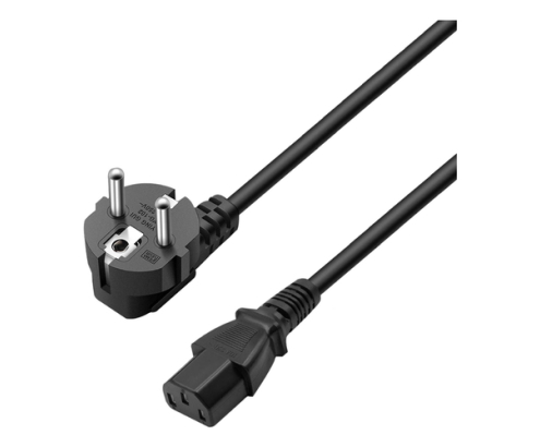 Ewent EC1920 cable de transmisión Negro 1,5 m Enchufe tipo F C13 acoplador