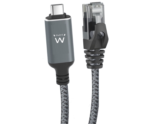 Ewent EC2003 cable de red Negro, Gris 3 m Cat6