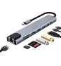 Ewent USB-C a Dock Multipuerto 8 en 1 HDMI 4K 87W