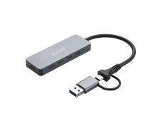 Ewent EW1151 hub de interfaz USB Tipo C 10000 Mbit/s Gris