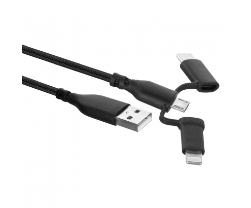 Ewent EW1376 cable USB 1 m USB A Micro-USB A Negro
