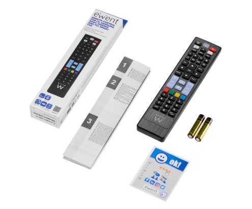 Ewent EW1577 mando a distancia TV Botones