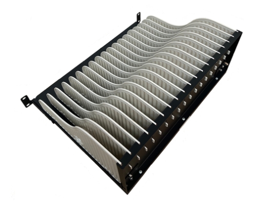Ewent EW1720 organizador para estación de carga Acrilonitrilo butadieno estireno (ABS), Metal, Plástico Negro, Blanco