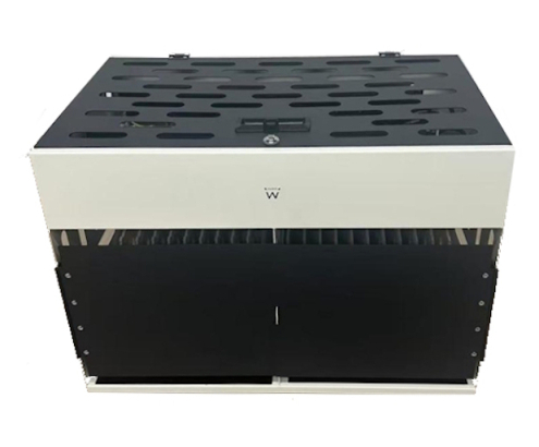 Ewent EW1730 carrito y armario de dispositivo portátil Armario de gestión y carga para dispositivos portátiles Negro, Blanco