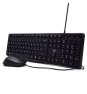 Ewent EW3005 teclado Ratón incluido Oficina USB QWERTY Italiano Negro