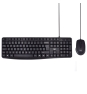 Ewent EW3007 teclado Ratón incluido Oficina USB QWERTY Portugués Negro