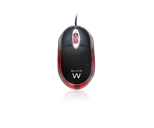 Ewent EW3174 ratón Oficina Ambidextro USB tipo A Óptico 1000 DPI