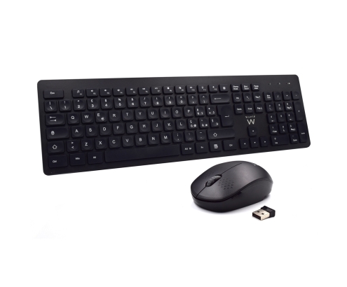 Ewent EW3255 teclado Ratón incluido Universal QWERTY Italiano Negro