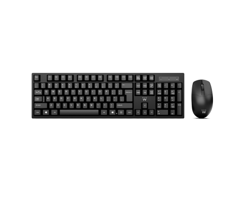 Ewent EW3280 teclado Ratón incluido Universal RF inalámbrico QWERTY Italiano Negro