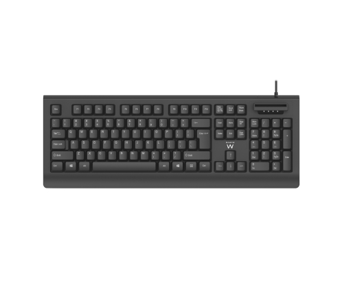 Ewent EW3286 teclado Universal USB QWERTY Español Negro