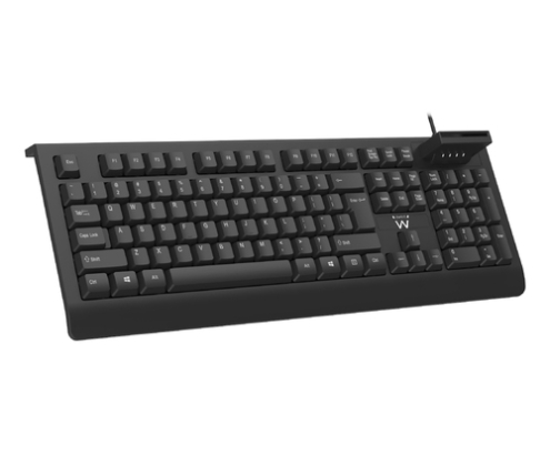 Ewent EW3287 teclado Universal USB QWERTY Portugués Negro