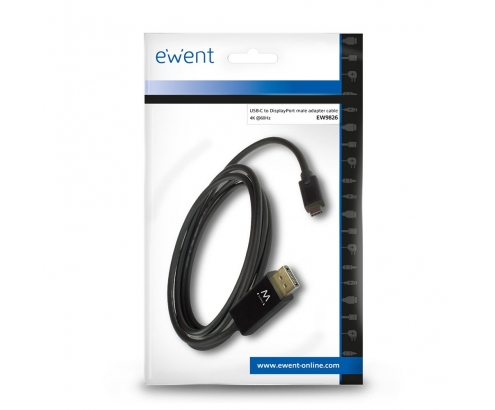 Ewent EW9826 Cable usb tipo-c macho a displayport macho 2m negro 
