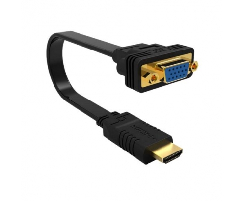 Ewent EW9869 video cable adapter 0.15 m HDMI Type A (Standard) VGA (D-Sub) Black