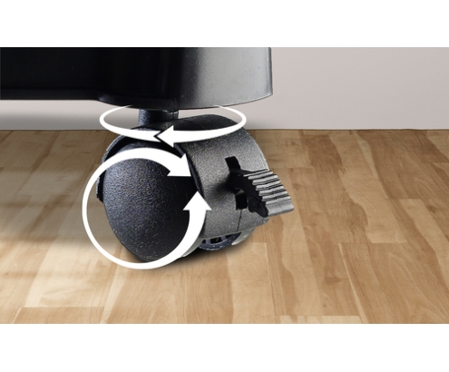 Ewent Soporte Ajustable en X con Ruedas para CPU