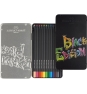 Faber-Castell 116413 lápiz de color Beige, Negro, Azul, Marrón, Verde, Gris, Azul claro, Verde claro, Naranja, Rosa, Rojo, Amarillo 12 pieza(s)