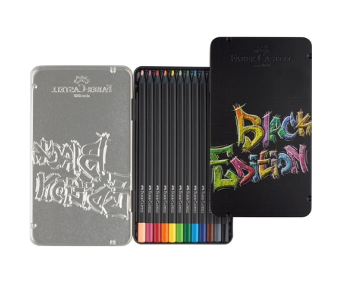 Faber-Castell 116413 lápiz de color Beige, Negro, Azul, Marrón, Verde, Gris, Azul claro, Verde claro, Naranja, Rosa, Rojo, Amarillo 12 pieza(s)
