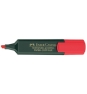 Faber-Castell 154821 marcador 1 pieza(s) Punta de cincel Rojo