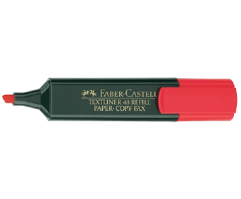 Faber-Castell 154821 marcador 1 pieza(s) Punta de cincel Rojo