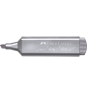 Faber Castell textliner 46 Caja de marcadores fluorescentes plata metalico