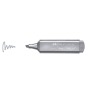 Faber Castell textliner 46 Caja de marcadores fluorescentes plata metalico