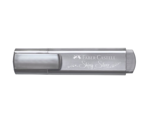 Faber Castell textliner 46 Caja de marcadores fluorescentes plata metalico