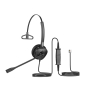 Fanvil HT301 auricular y casco Auriculares Alámbrico Diadema Oficina/Centro de llamadas Negro