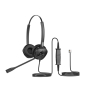 Fanvil HT302 auricular y casco Auriculares Alámbrico Diadema Oficina/Centro de llamadas USB tipo A Negro