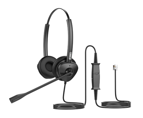Fanvil HT302 auricular y casco Auriculares Alámbrico Diadema Oficina/Centro de llamadas USB tipo A Negro