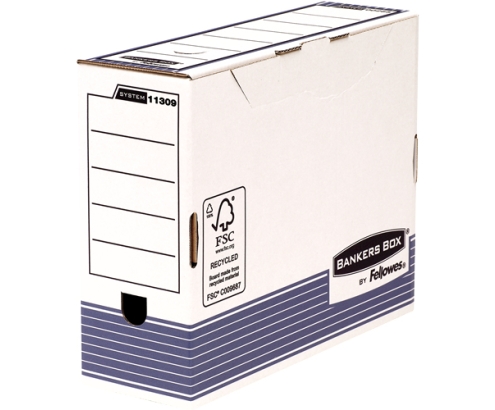Fellowes 1130902 archivador organizador Papel Azul, Blanco