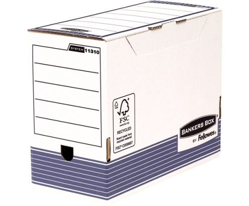 Fellowes 1131002 archivador organizador Papel Azul, Blanco