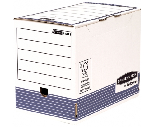 Fellowes 1131102 archivador organizador Papel Azul, Blanco