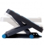 Fellowes 8068001 soporte para el apoyo de pies Azul, Carbón vegetal, Gris