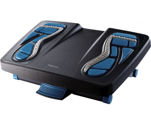 Fellowes 8068001 soporte para el apoyo de pies Azul, Carbón vegetal, Gris