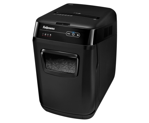 Fellowes AutoMax 150C triturador de papel Corte cruzado 23 cm Negro, Gris