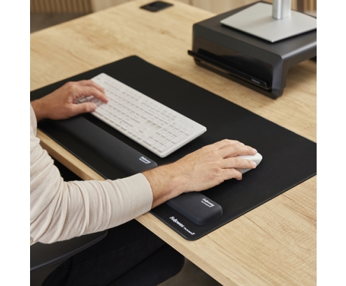 Fellowes Breyta descansa muñecas Silicona Negro
